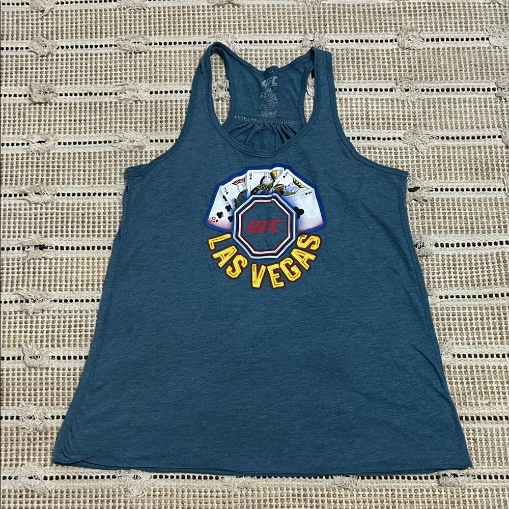 UFC Women's Teal Las Vegas Tank Top